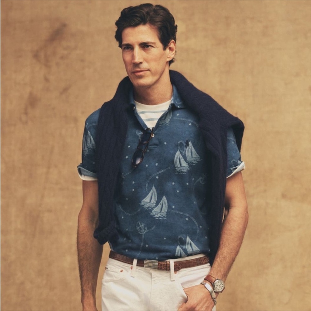 Polo Ralph Lauren Yarn Dyed Mesh Polo